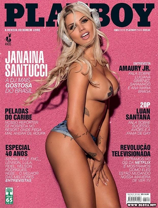 Playboy de Junho Janaina Santussi A Dj mais gostosa do Brasil 1