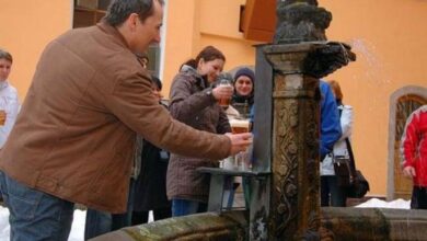 Eslovenia inaugura a primeira fonte publica de cerveja