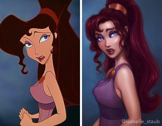 As princesas da Disney vista de um olhar mais realista