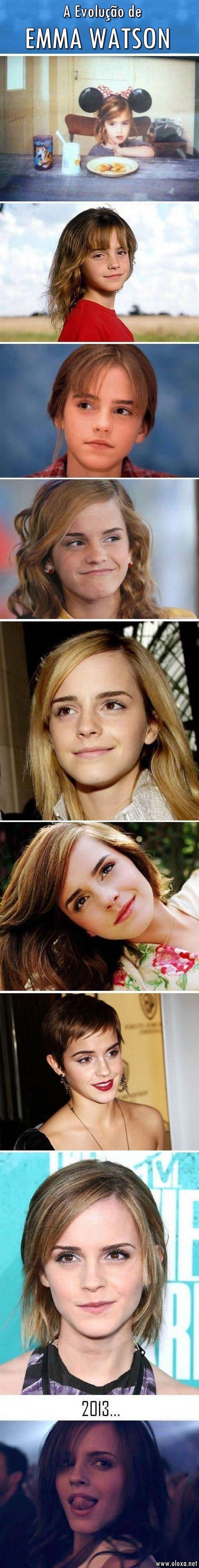 A evolução de Emma Watson