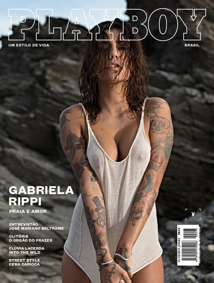 Gabriela Rippi nua na Playboy de Dezembro 2016
