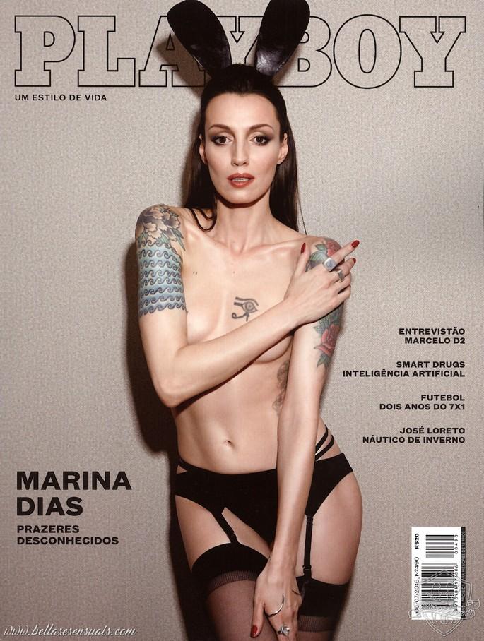 Marina Dias Nua na Playboy de Junho  Julho 2016 (1)