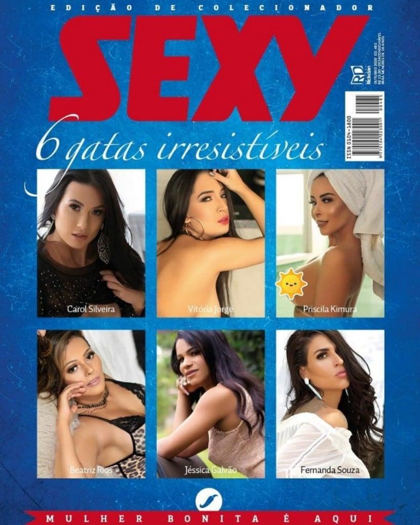 Revista Sexy 6 em 1 6 gatas irresistiveis 1