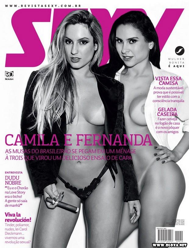 Sexy de Setembro - Fernanda Brum e Camila Remedy (Musas do Brasileirão)