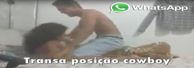 Vídeos do WhatsApp Transa posição cowboy