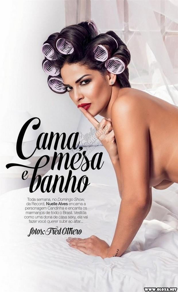 Playboy de Fevereiro - Nuelle Alves (Dona Candinha)